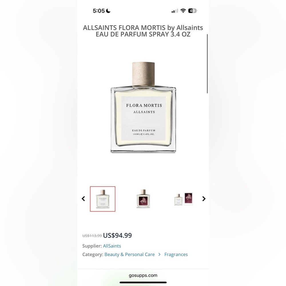 All Saints Flora Mortis Fragrance Sample Set
